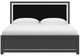 Signature Design by Ashley® Zuraleus Black King Upholstered Platform Bed-2