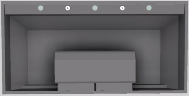Vent-A-Hood® Designer Series 48" Gunsmoke Wall Mounted Range Hood-1