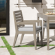 homestyles® Sustain Gray Outdoor Dining Arm Chair Pair-5