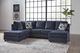 Signature Design by Ashley® Albar Place 2-Piece Cobalt Left-Arm Facing Sectional and Chaise-2