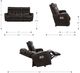 La-Z-Boy® Baron Toast Power Wall Reclining Sofa with Headrest and Lumbar-2