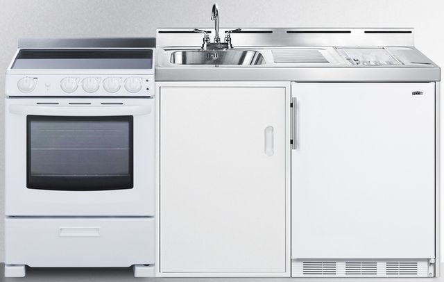 Summit® 72" White All-In-One Kitchenette-3