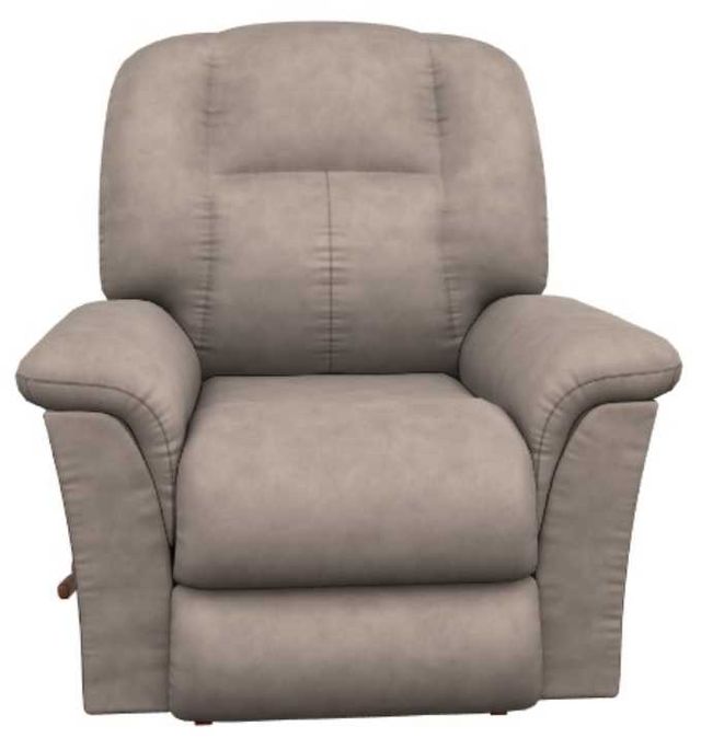 La-Z-Boy® Jasper Stone Leather Manual Rocking Recliner-1