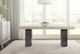 Armen Living Abbey Light Gray Dining Table with Silver Grey Base -4