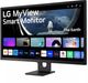 LG 32" Full HD IPS MyView Black Smart Monitor-2