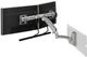Chief® Kontour™ Silver K1S Dual Monitor Array Dynamic Slatwall Mount-0