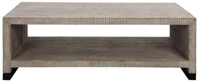 Uttermost® Bosk White Washed Coffee Table-3