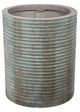 A & B Home Distressed Green 19" Cylinder Cement Planter-0