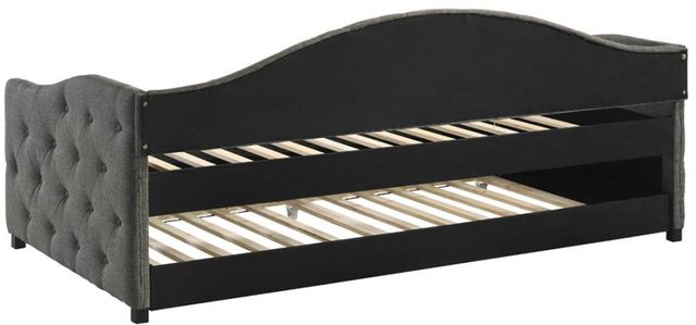 Coaster® Sadie Grey Upholstered Twin Daybed with Trundle-3