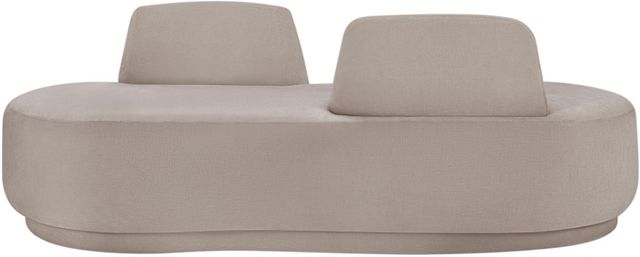 Meridian Furniture Argyle Beige Chenille Fabric Chaise-1