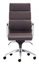 Zuo® Engineer Espresso High Back Office Chair-1