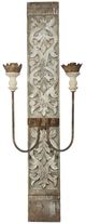 A & B Home Distressed Antique Brown Two-Light Wall Sconce-0