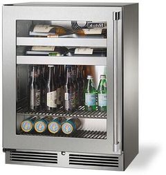 Perlick® Signature Series 3.1 Cu. Ft. Stainless Steel Outdoor Beverage Center
