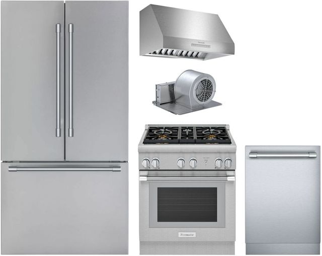 Thermador® 5 Piece Stainless Steel Kitchen Package -0