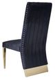 VIG Furniture Modrest Keisha 2-Piece Black Dining Chair Set-1