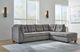 Signature Design by Ashley® Marelton 2-Piece Gray Right Arm Facing Sectional and Chaise-2