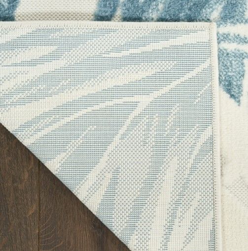 Nourison Home™ Aloha Ivory Blue 5'x8' Style 2 Area Rug-3