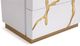 VIG Furniture Modrest Aspen Gold/White Nightstand-3