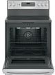 GE® 30" Fingerprint Resistant Stainless Steel Free Standing Electric Range-1