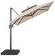 Furniture of America® Fida Beige Aluminum/Polyester Square Outdoor Umbrella-1