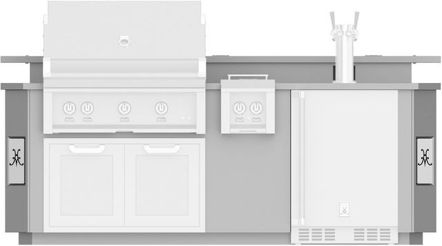 Hestan® GE Series 8' Stainless Steel Outdoor Living Suite