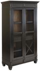 Martin Furniture Hartford Black Dining Display Cabinet-0