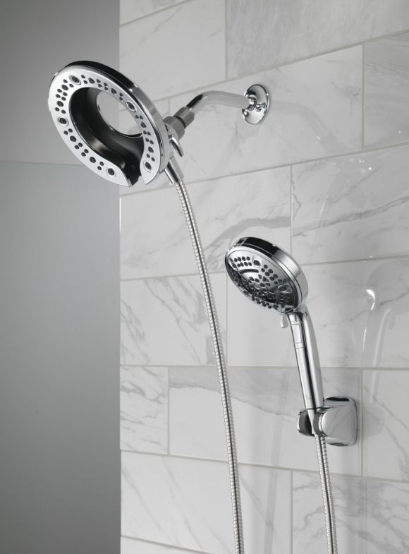 Delta Universal Showering In2ition® Chrome 7-Setting 2-in-1 Shower-3