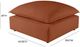 TOV Furniture Cali Rust Ottoman-2