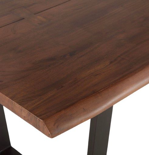Home Trends & Design Loft Walnut Dining Table-3