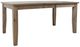 Jofran Inc. Eastern Tides Brushed Bisque Extension Dining Table-0