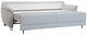 Luonto® Furniture Grace White Full Sofa Sleeper-0