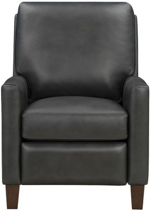 BarcaLounger® Fremont Elway Dark Gray Leather Manual Recliner-3