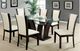 Furniture of America® Manhattan I 2-Piece White/Dark Cherry Side Chair Set-3