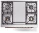 Ilve® Nostalgie II Series 36" Midnight Blue Pro Style Dual Fuel Range-2