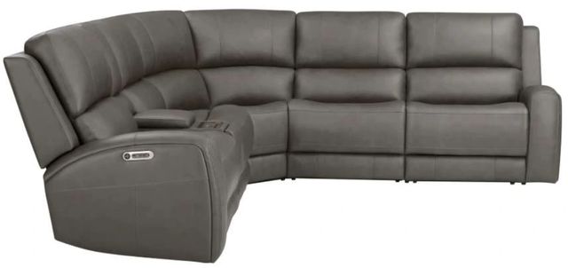 Parker House® Belmont 6-Piece Autumn Fog Power Zero Gravity Reclining Modular Sectional-2