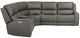 Parker House® Belmont 6-Piece Autumn Fog Power Zero Gravity Reclining Modular Sectional-2