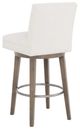 Fairfield® Customizable Entree Dining Straight Short Button Back Swivel Bar Stool-3