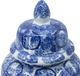 A & B Home Blue/White Ginger Jar-3