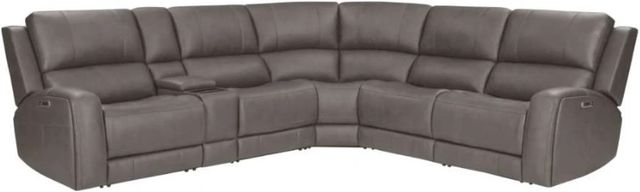 Parker House® Belmont 6-Piece Autumn Fog Power Zero Gravity Reclining Modular Sectional-0