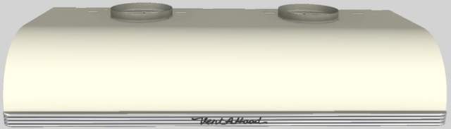Vent-A-Hood® 48" Biscuit Retro Style Under Cabinet Range Hood-0