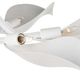Currey & Company Snowflower Gesso White Semi-Flush Mount-3