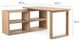 Bassett® Furniture HomeWork Natural Modular L-Shaped Desk-5
