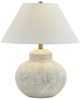 Forty West Temple Gray/White Table Lamp-2