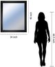 Classy Living Noir Reflection Wall Mirror-2