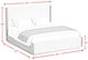 Elements International Brisbane Boucle Beige/Brown Queen Upholstered Panel Bed-2