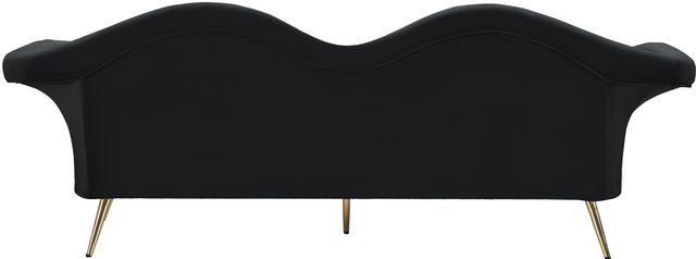 Meridian Furniture Lips Black Velvet Sofa-2