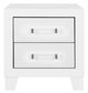 Global Furniture USA Luccia White Nightstand-1