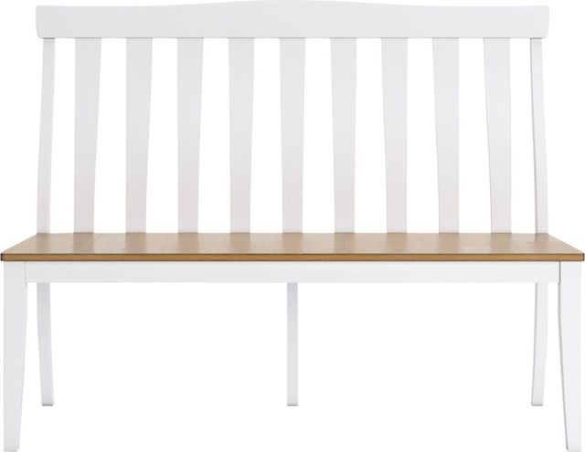 Signature Design by Ashley® Ashbryn Natural/White Dining Bench-1