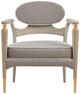 Michael Amini® St. Charles Bronze/Dove Gray Accent Chair-2