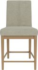 Riverside Furniture Davie Beige/Pale Oak Upholstered Counter Stool-2